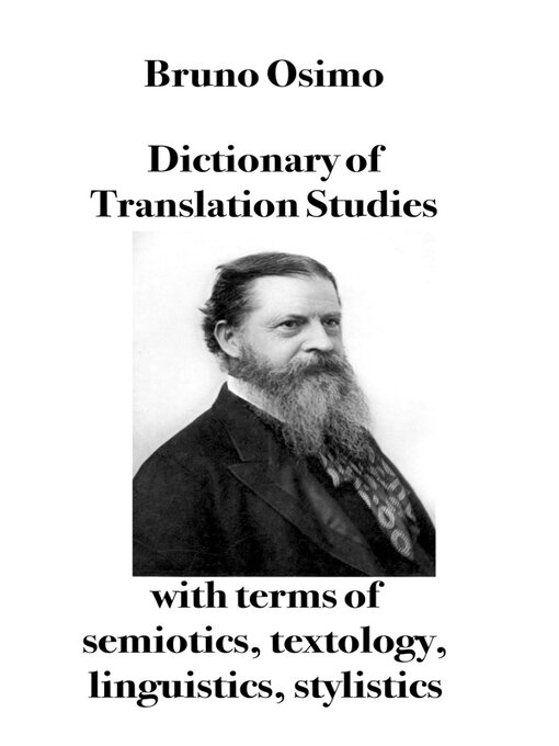 Title details for Dictionary of Translation Studies by Bruno Osimo - Wait list